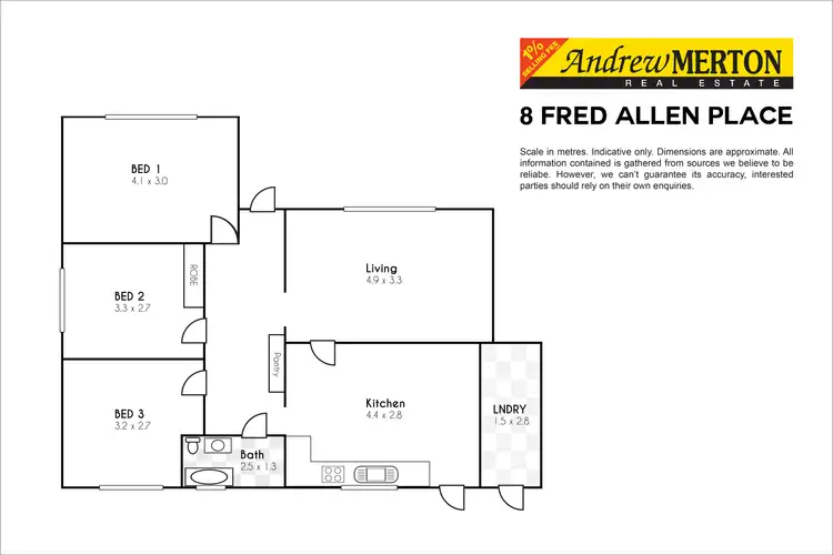 Floorplan of Homely house listing, 8 Fred Allen Place, Rooty Hill NSW 2766
