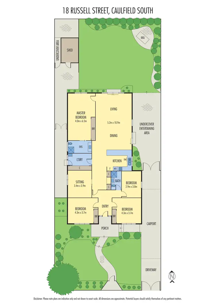 Floorplan of Homely house listing, 18 Russell Street, Caulfield South VIC 3162