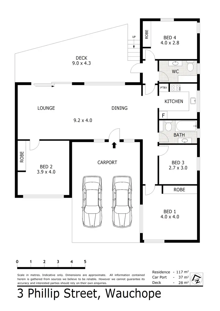 Floorplan of Homely house listing, 3 Phillip Street, Wauchope NSW 2446