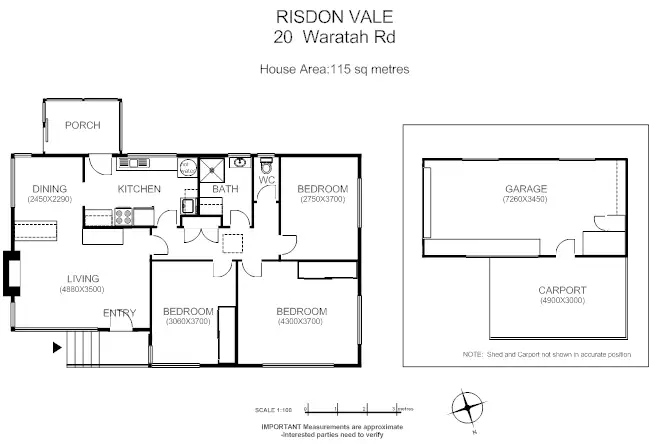 Floorplan of Homely house listing, 20 Waratah Road, Risdon Vale TAS 7016