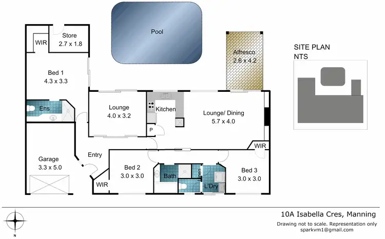 Floorplan of Homely house listing, 10A Isabella Crescent, Manning WA 6152