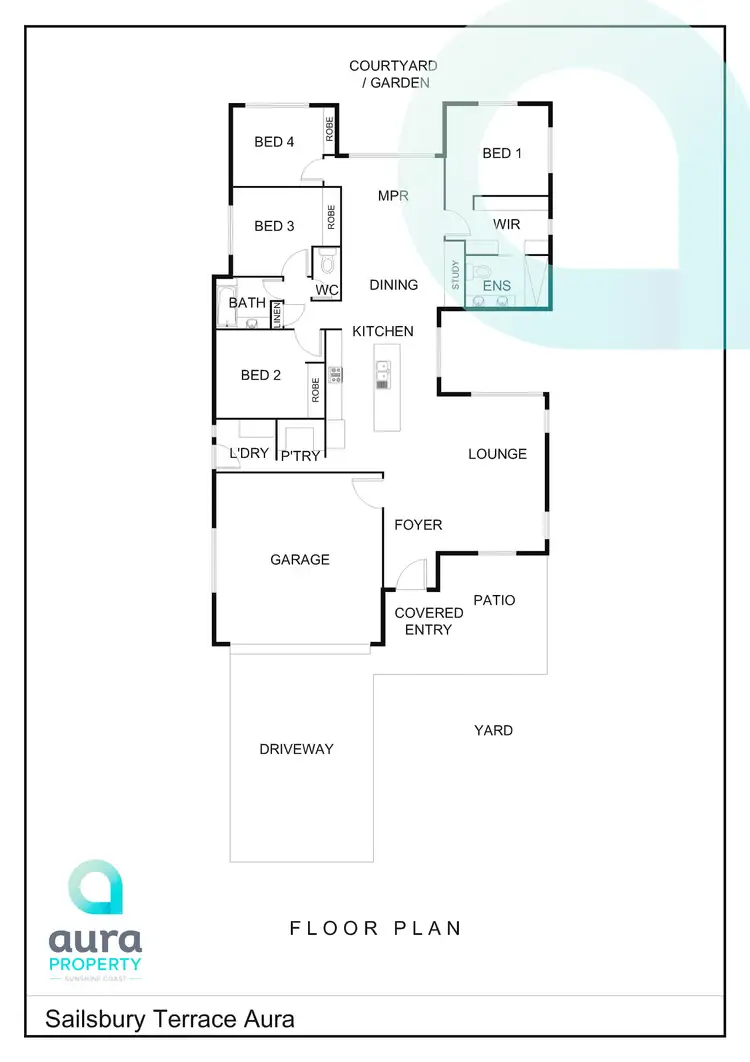 Floorplan of Homely house listing, 6 Salisbury Tce, Caloundra West QLD 4551