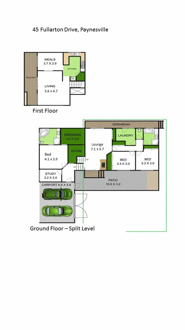 Floorplan of Homely house listing, 45 Fullarton Dr, Paynesville VIC 3880