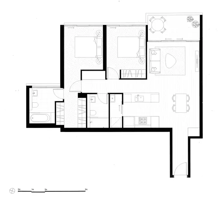 Floorplan of Homely apartment listing, 1801/225 Pacific Highway, North Sydney NSW 2060