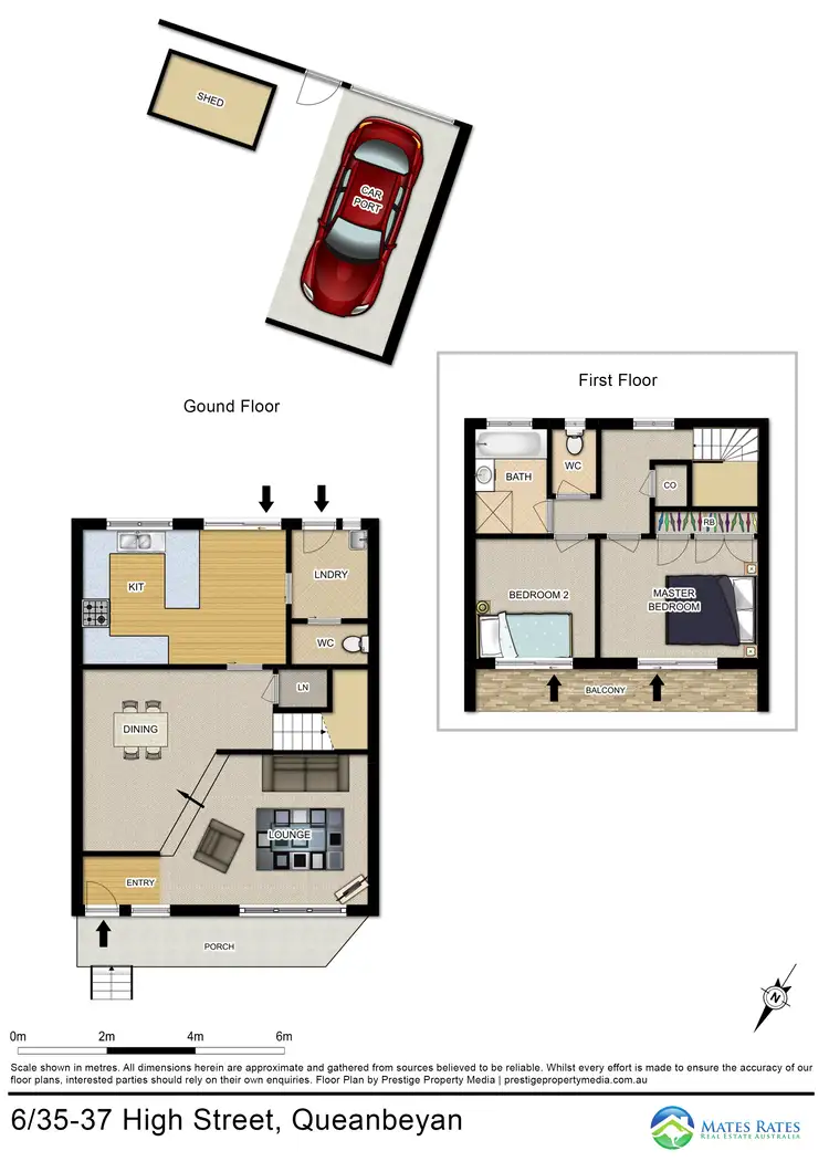 Floorplan of Homely townhouse listing, 6/35 High Street, Queanbeyan NSW 2620