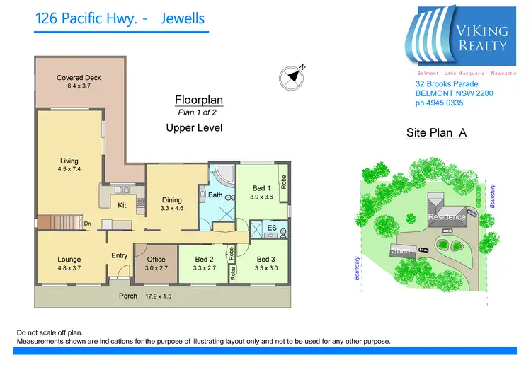 Floorplan of Homely rural property listing, 126 Pacific Highway, Jewells NSW 2280