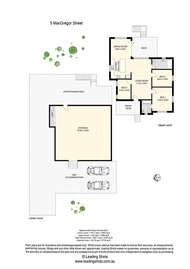 Floorplan of Homely house listing, 5 Macgregor St, Woodend QLD 4305