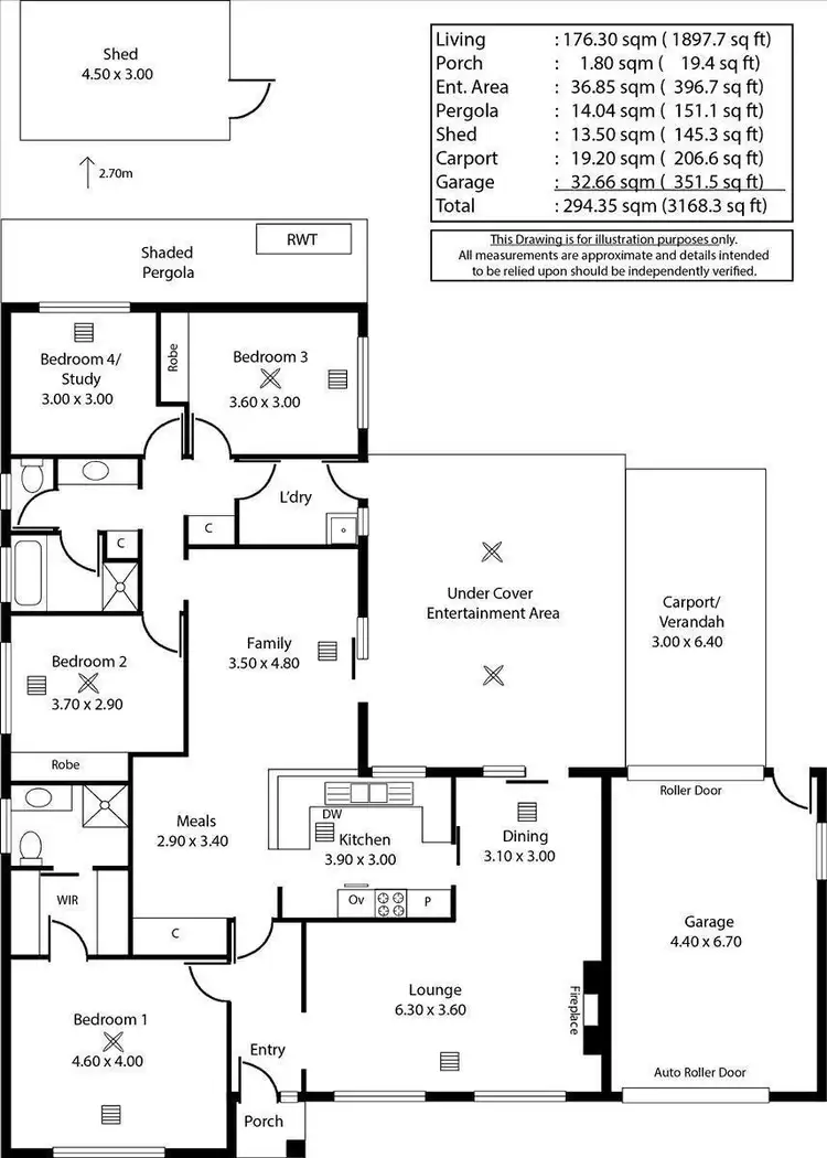 Floorplan of Homely house listing, Address available on request