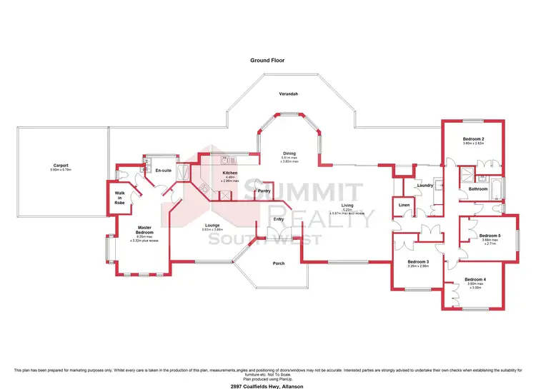 Floorplan of Homely house listing, 2897 Coalfields Road, Allanson WA 6225