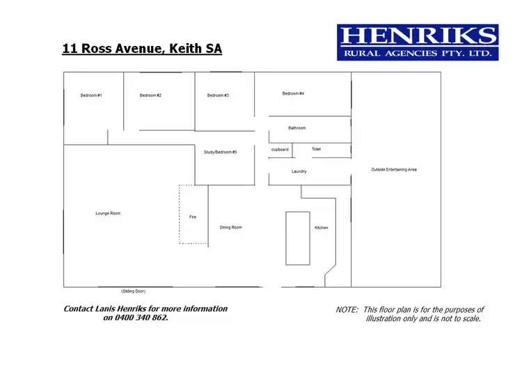 Floorplan of Homely house listing, 11 Ross Avenue, Keith SA 5267