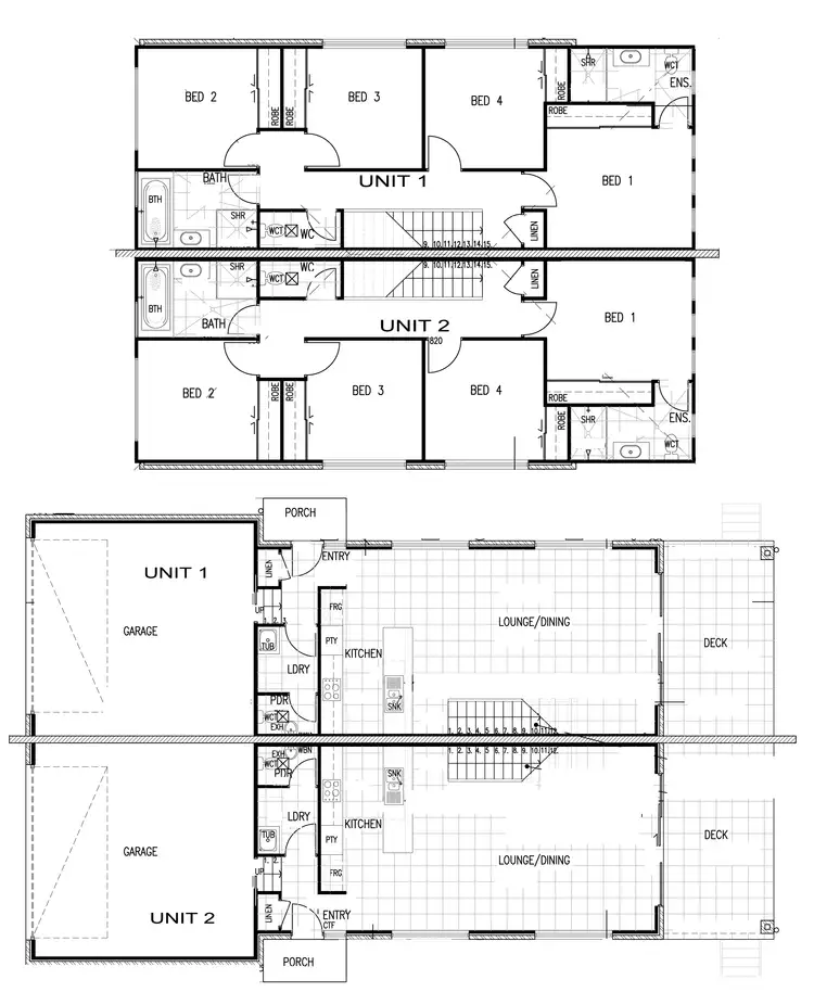 Floorplan of Homely townhouse listing, 13 Hollywell Road, Biggera Waters QLD 4216