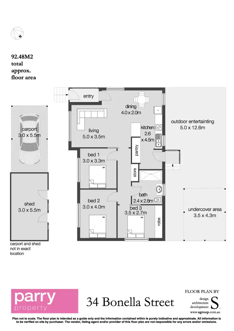 Floorplan of Homely house listing, 34 Bonella Street, Ravenswood TAS 7250