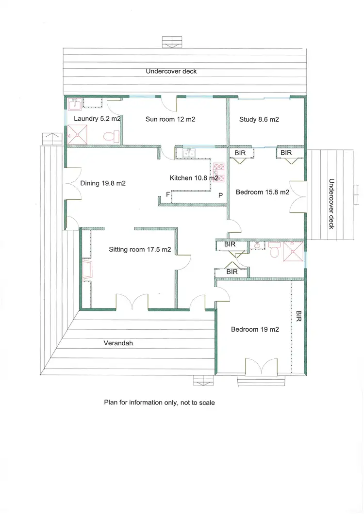 Floorplan of Homely house listing, 3 Cecil Street, Benalla VIC 3672