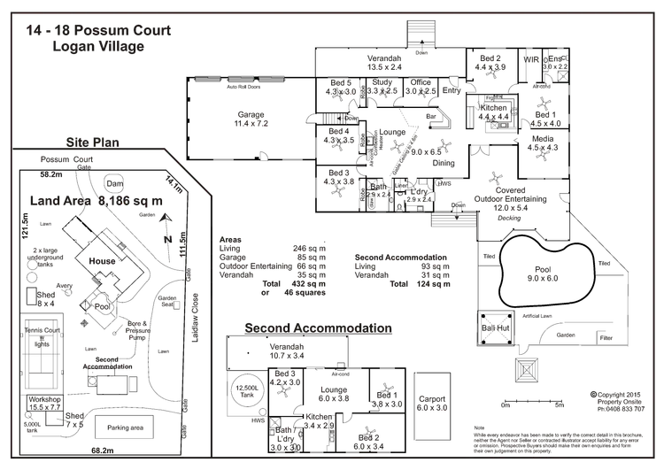 Floorplan of Homely house listing, 14-18 Possum Court, Logan Village QLD 4207