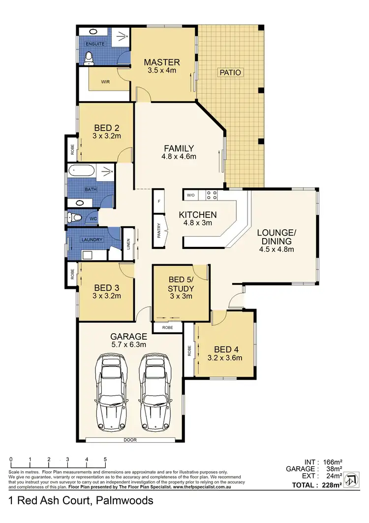 Floorplan of Homely house listing, 1 Red Ash Court, Palmwoods QLD 4555