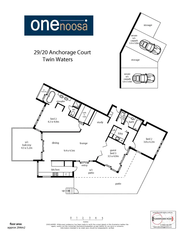 Floorplan of Homely unit listing, 29/20 Anchorage Circuit, Twin Waters QLD 4564