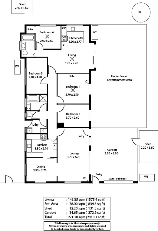 Floorplan of Homely house listing, 7 Namatjira Avenue, Hope Valley SA 5090