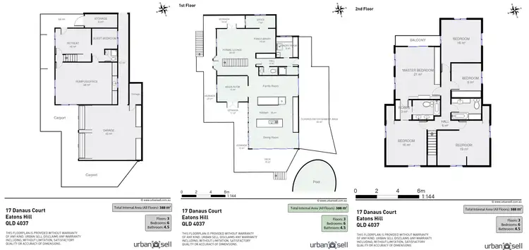 Floorplan of Homely house listing, 17 Danaus Court, Eatons Hill QLD 4037
