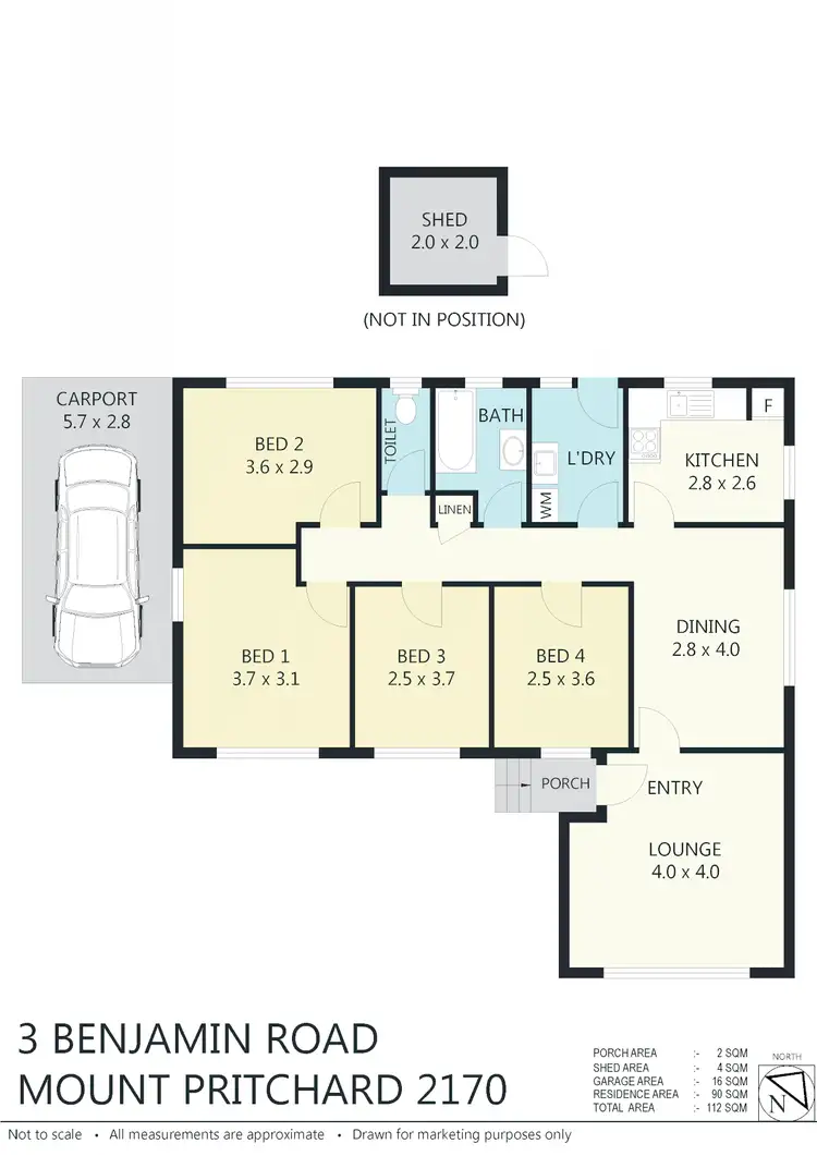 Floorplan of Homely house listing, 3 Benjamin Rd, Mount Pritchard NSW 2170