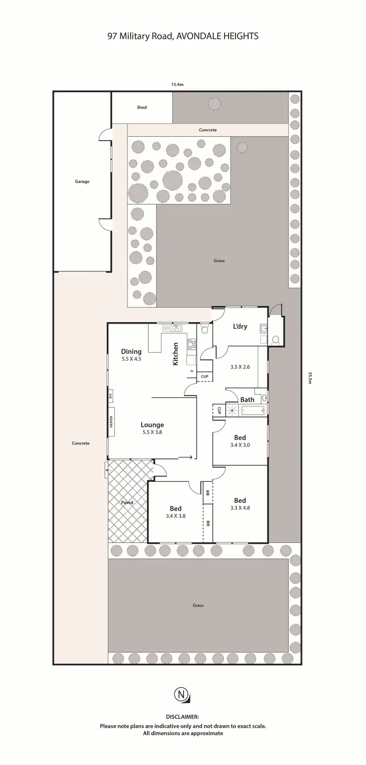 Floorplan of Homely house listing, 97 Military Road, Avondale Heights VIC 3034