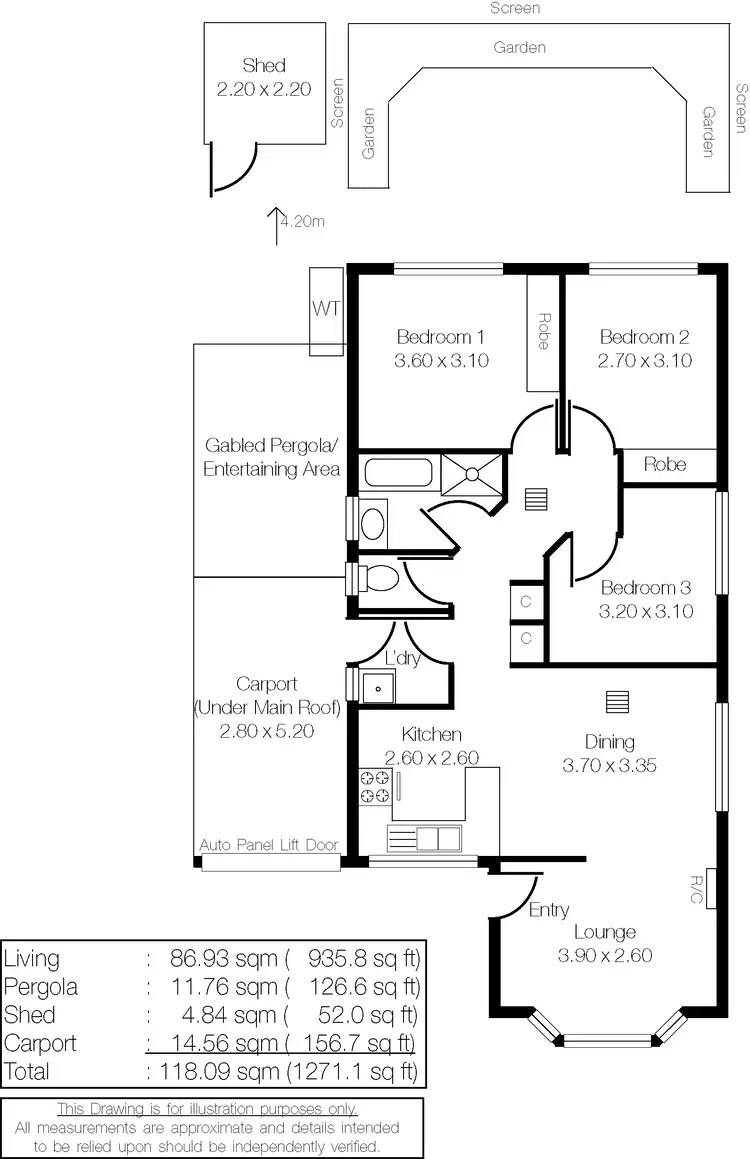 Floorplan of Homely house listing, 93 Watson Avenue, Enfield SA 5085