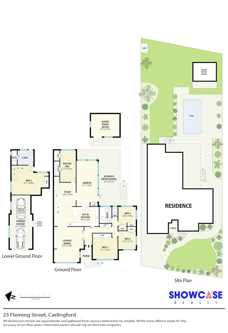 Floorplan of Homely house listing, 23 Fleming St, Carlingford NSW 2118