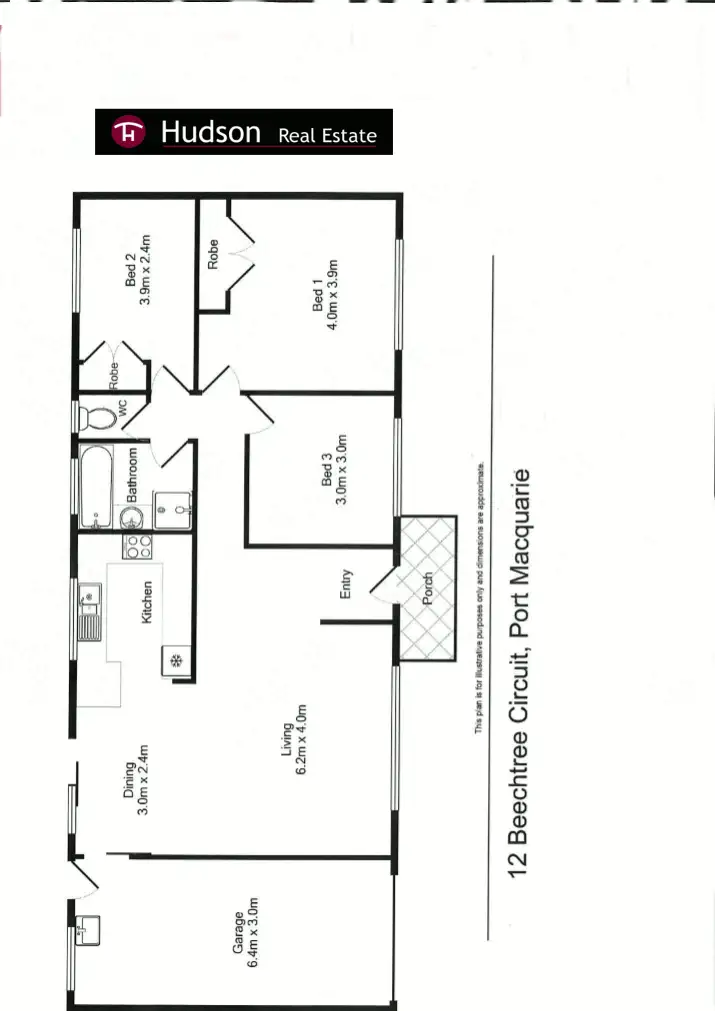 Floorplan of Homely house listing, 12 Beech Tree Circuit, Port Macquarie NSW 2444