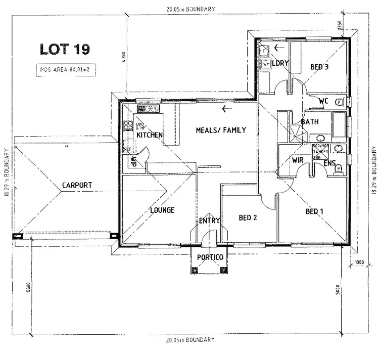 Floorplan of Homely land listing, Lot 5 Walter Street, Salisbury North SA 5108
