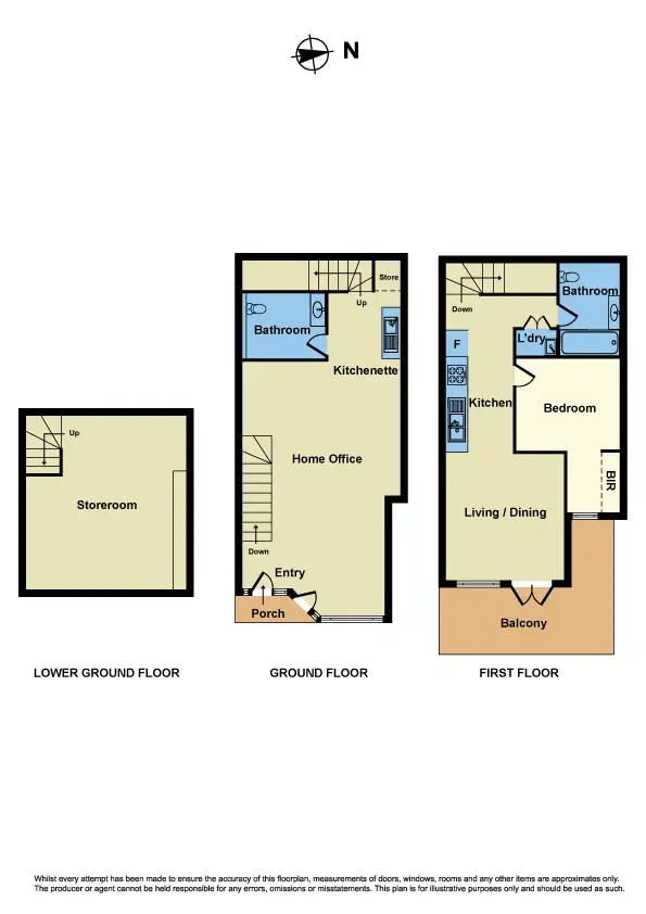Floorplan of Homely house listing, 28 Birmingham Street, Yarraville VIC 3013