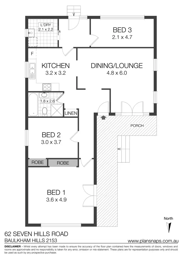 Floorplan of Homely house listing, 62 Seven Hills Rd St, Baulkham Hills NSW 2153