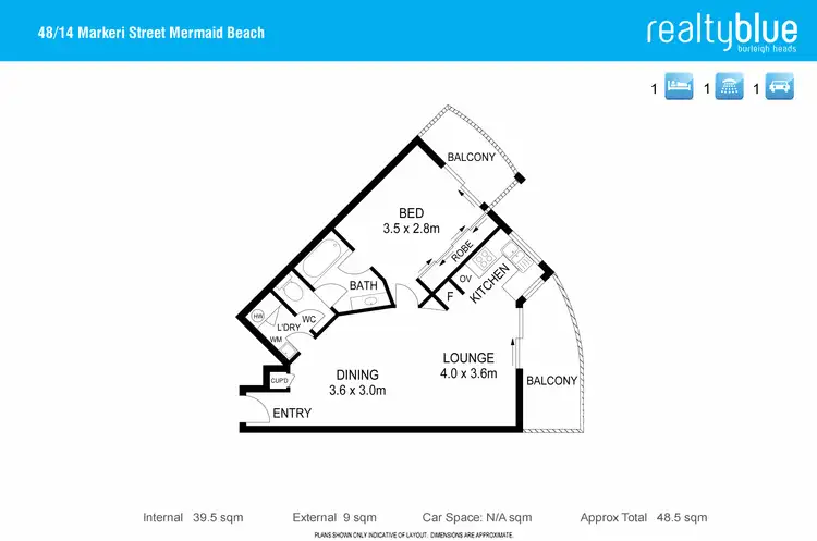 Floorplan of Homely unit listing, 48/14-16 Markeri Street, Mermaid Beach QLD 4218