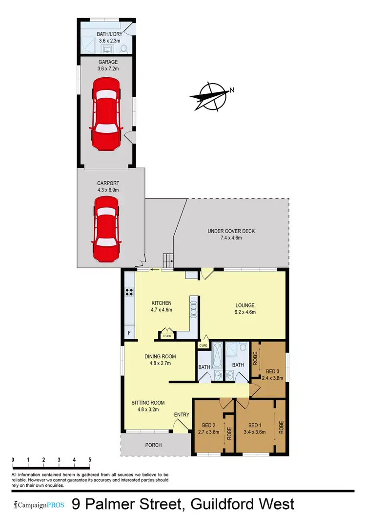 Floorplan of Homely house listing, 9 Palmer Street, Guildford NSW 2161