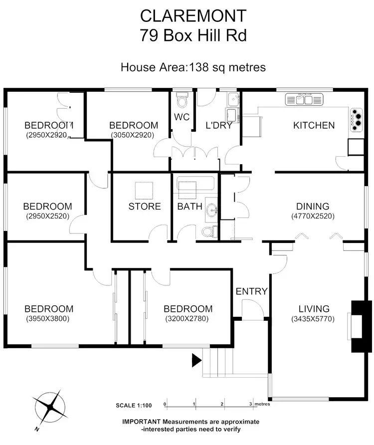 Floorplan of Homely house listing, 79 Boxhill Road, Claremont TAS 7011