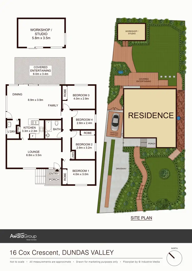 Floorplan of Homely house listing, 16 Cox Crescent, Dundas Valley NSW 2117