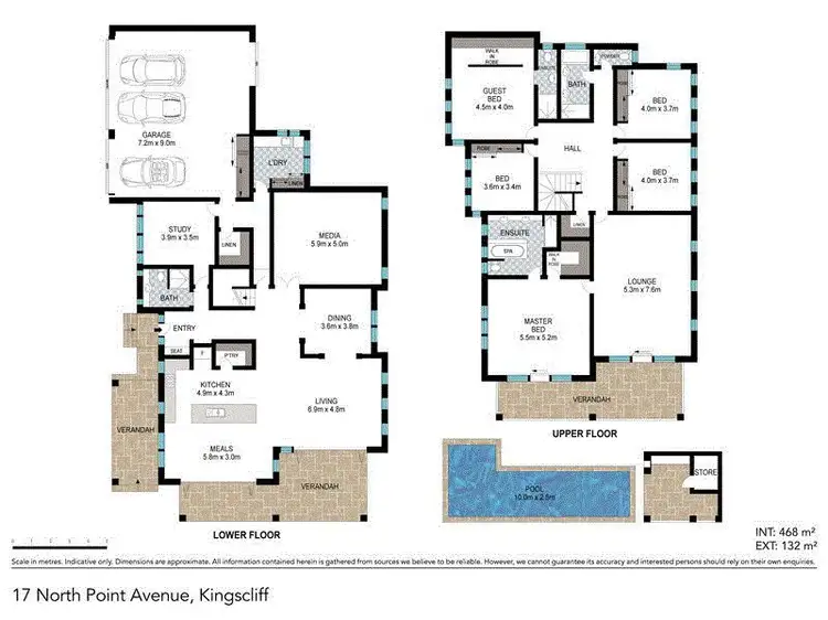 Floorplan of Homely house listing, 17 Northpoint Avenue, Kingscliff NSW 2487