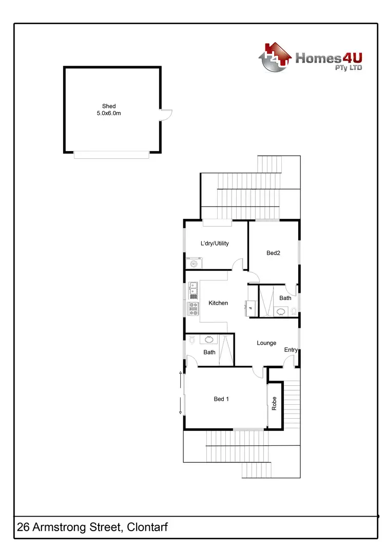 Floorplan of Homely house listing, 26 Armstrong Street, Clontarf QLD 4019