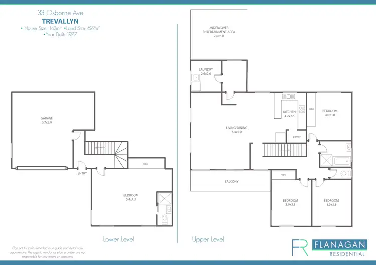 Floorplan of Homely house listing, 33 Osborne Ave, Trevallyn TAS 7250