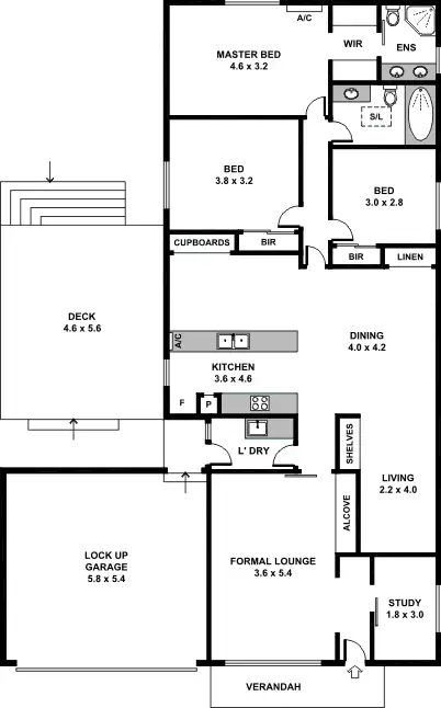 Floorplan of Homely house listing, 7 Valepark Drive, Donvale VIC 3111