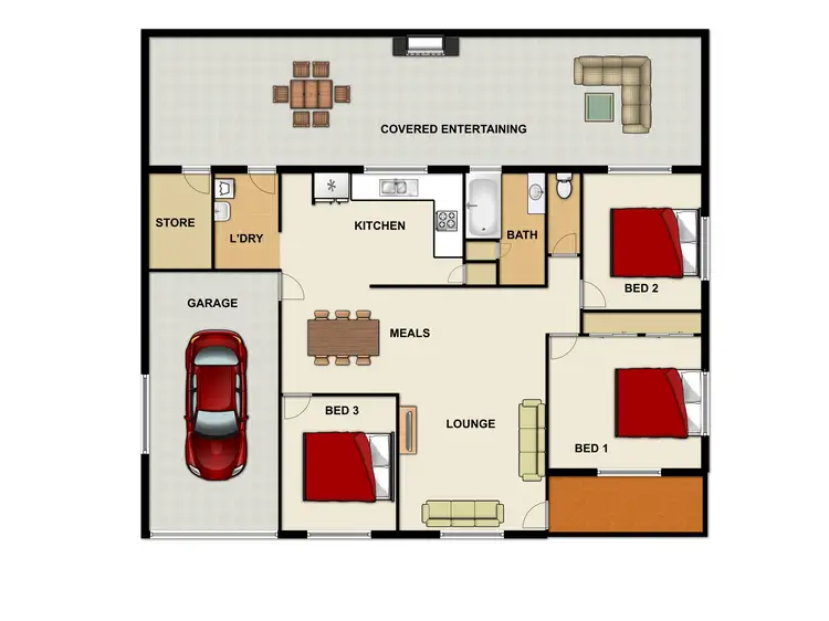 Floorplan of Homely house listing, 53 Barossa Street, Kingston QLD 4114