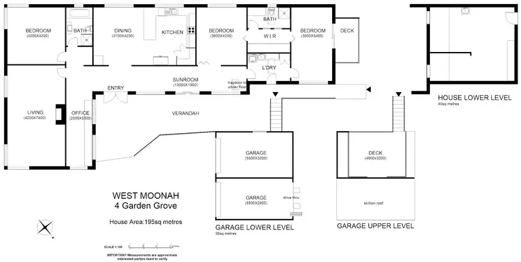 Floorplan of Homely house listing, 4 Garden Gr, West Moonah TAS 7009