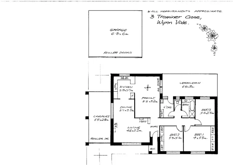 Floorplan of Homely house listing, 3 Traminer Close, Wynn Vale SA 5127