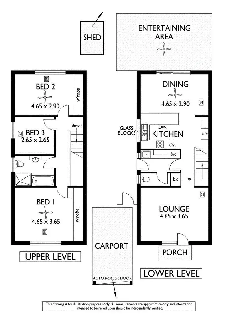 Floorplan of Homely unit listing, 5/32 Chatham Rd, Keswick SA 5035