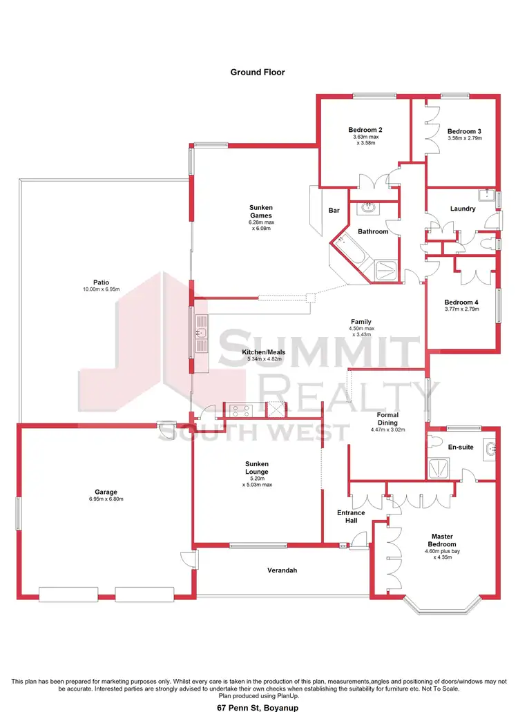 Floorplan of Homely house listing, 67 Penn Street, Boyanup WA 6237