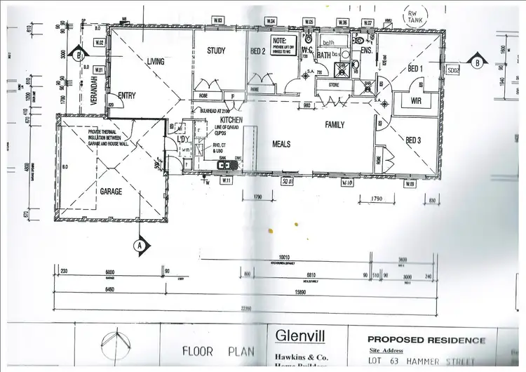 Floorplan of Homely house listing, 75 Hammer Street, Howlong NSW 2643