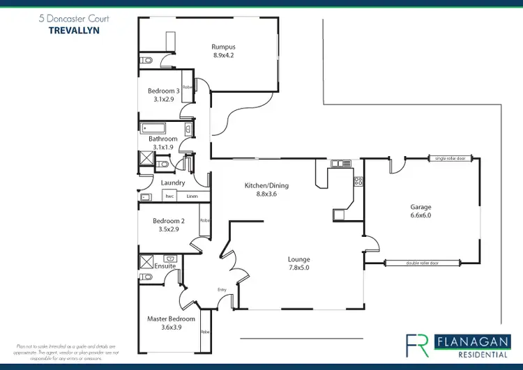 Floorplan of Homely house listing, 5 Doncaster Court, Trevallyn TAS 7250