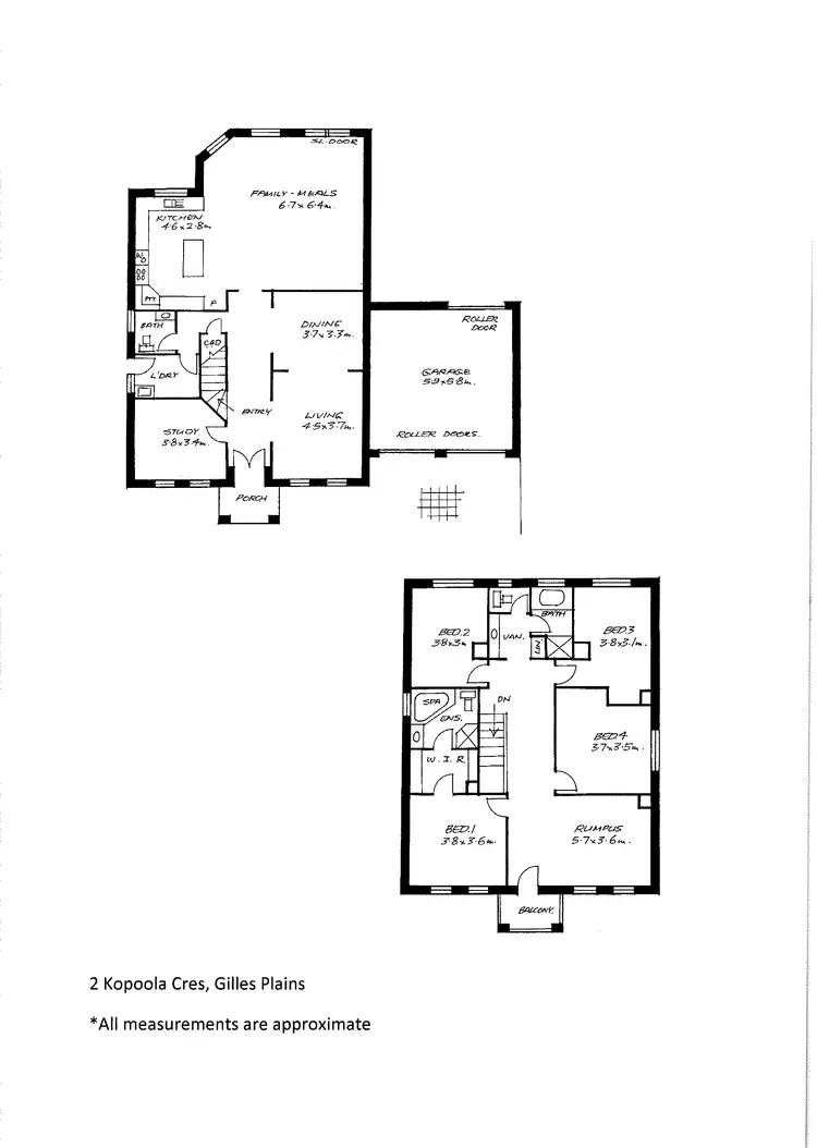 Floorplan of Homely house listing, 2 Kopoola Crescent, Gilles Plains SA 5086