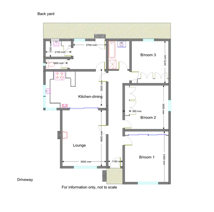 Floorplan of Homely house listing, 58 Faithfull Street, Benalla VIC 3672