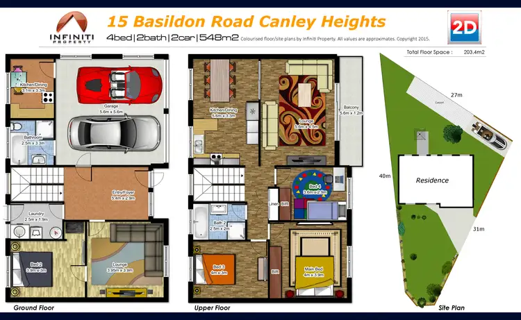 Floorplan of Homely house listing, 15 Basildon Road, Canley Heights NSW 2166