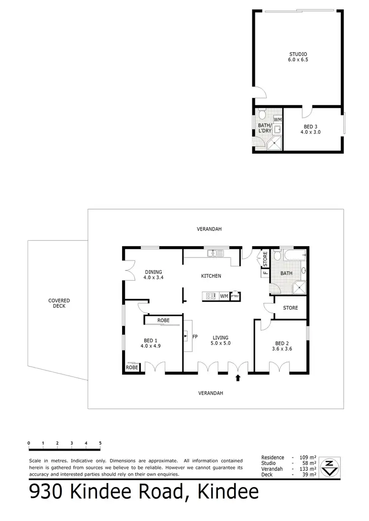 Floorplan of Homely rural property listing, 930 Kindee Road, Kindee NSW 2446
