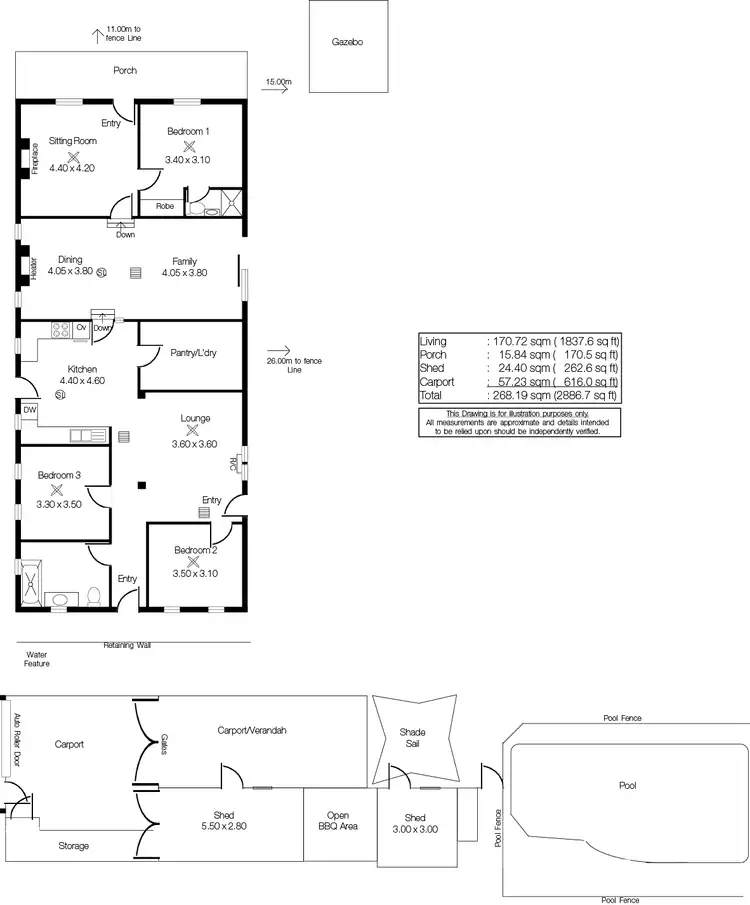 Floorplan of Homely house listing, 57 Barracks Road, Hope Valley SA 5090